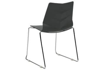 Set med 4 matstolar Hartley - Mörkgrå, Silver - Möbler - Fåtölj & stolar - Matstol & köksstol