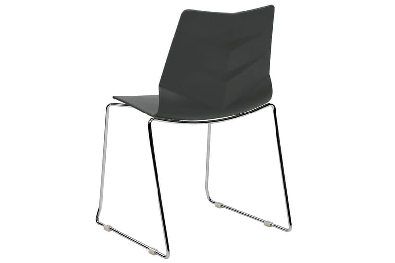 Set med 4 matstolar Hartley - Mörkgrå, Silver - Möbler - Fåtölj & stolar - Matstol & köksstol