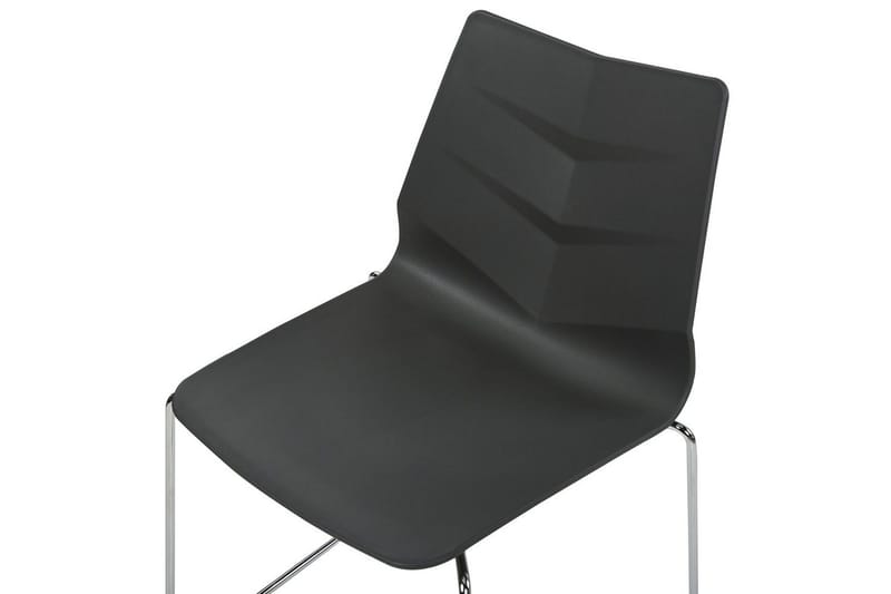 Set med 4 matstolar Hartley - Mörkgrå, Silver - Möbler - Fåtölj & stolar - Matstol & köksstol