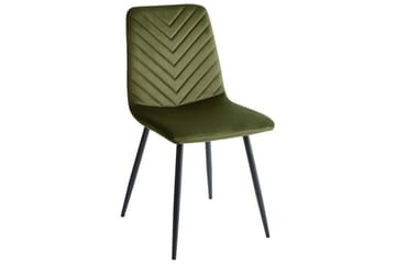 Set med 4 matstolar Havre - Grön, Svart - Möbler - Fåtölj & stolar - Matstol & köksstol