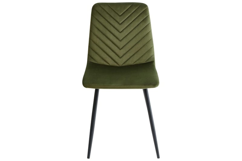 Set med 4 matstolar Havre - Grön, Svart - Möbler - Fåtölj & stolar - Matstol & köksstol