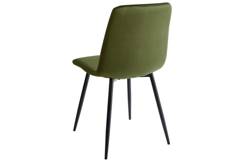 Set med 4 matstolar Havre - Grön, Svart - Möbler - Fåtölj & stolar - Matstol & köksstol