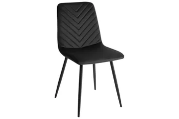 Set med 4 matstolar Havre - Svart - Möbler - Fåtölj & stolar - Matstol & köksstol