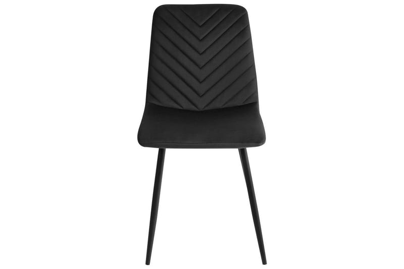 Set med 4 matstolar Havre - Svart - Möbler - Fåtölj & stolar - Matstol & köksstol