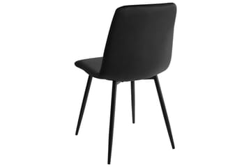 Set med 4 matstolar Havre - Svart - Möbler - Fåtölj & stolar - Matstol & köksstol