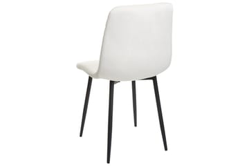 Set med 4 matstolar Havre - Vit, Svart - Möbler - Fåtölj & stolar - Matstol & köksstol