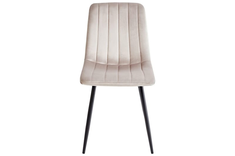 Set med 4 matstolar Kalispell - Beige, svart - Möbler - Fåtölj & stolar - Matstol & köksstol