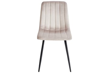 Set med 4 matstolar Kalispell - Beige, svart - Möbler - Fåtölj & stolar - Matstol & köksstol