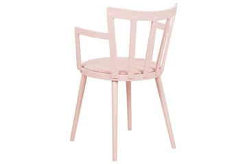 Set med 4 matstolar Morill - Rosa - Möbler - Fåtölj & stolar - Matstol & köksstol