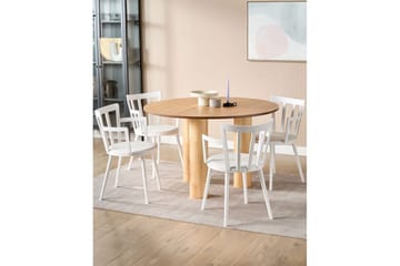 Set med 4 matstolar Morill - Vit - Möbler - Fåtölj & stolar - Matstol & köksstol