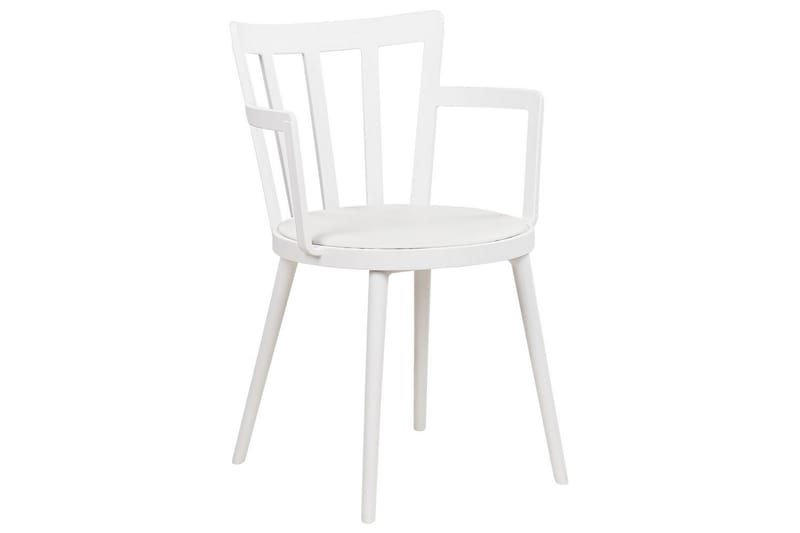 Set med 4 matstolar Morill - Vit - Möbler - Fåtölj & stolar - Matstol & köksstol