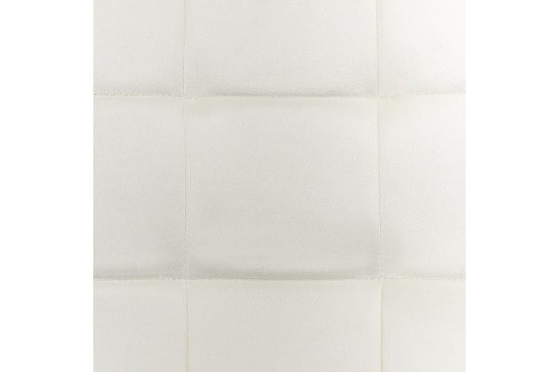 Set med 4 matstolar Powell - Vit, Svart - Möbler - Fåtölj & stolar - Matstol & köksstol