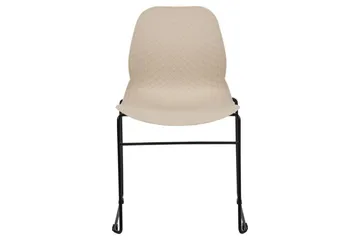 Set med 4 matstolar Panora - Beige, svart - Möbler - Fåtölj & stolar - Matstol & köksstol