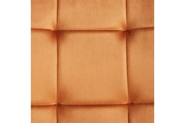 Set med 4 matstolar Powell - Orange, svart - Möbler - Fåtölj & stolar - Matstol & köksstol