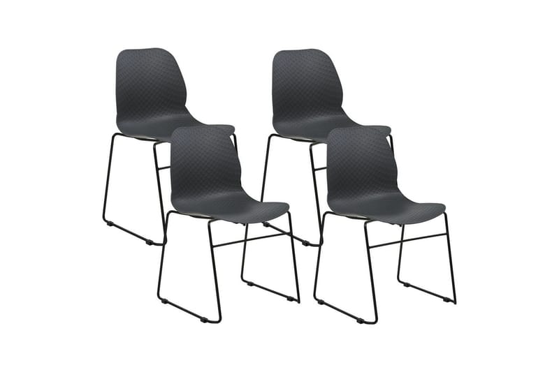 Set med 4 matstolar Panora - Grå - Möbler - Fåtölj & stolar - Matstol & köksstol