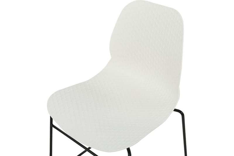 Set med 4 matstolar Panora - Vit, Svart - Möbler - Fåtölj & stolar - Matstol & köksstol