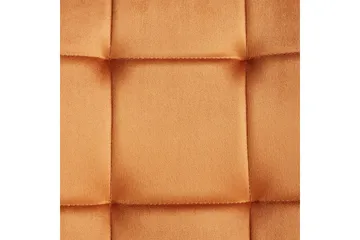 Set med 4 matstolar Powell - Orange, svart - Möbler - Fåtölj & stolar - Matstol & köksstol