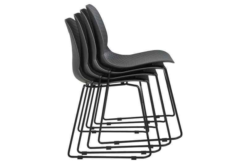 Set med 4 matstolar Panora - Grå - Möbler - Fåtölj & stolar - Matstol & köksstol