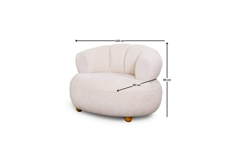 Seylor Fåtölj - Vit - Möbler - Fåtölj & stolar - Fåtölj