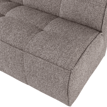 2-sits Soffa Cluster - Mellanbrun - Möbler - Fåtölj & stolar - Sittbänk - Bänk med ryggstöd