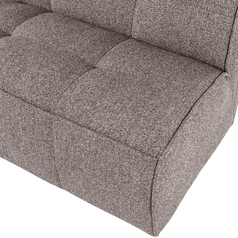 2-sits Soffa Cluster - Mellanbrun - Möbler - Fåtölj & stolar - Sittbänk - Bänk med ryggstöd