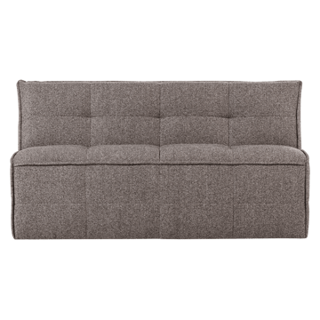 2-sits Soffa Cluster - Mellanbrun - Möbler - Fåtölj & stolar - Sittbänk - Bänk med ryggstöd