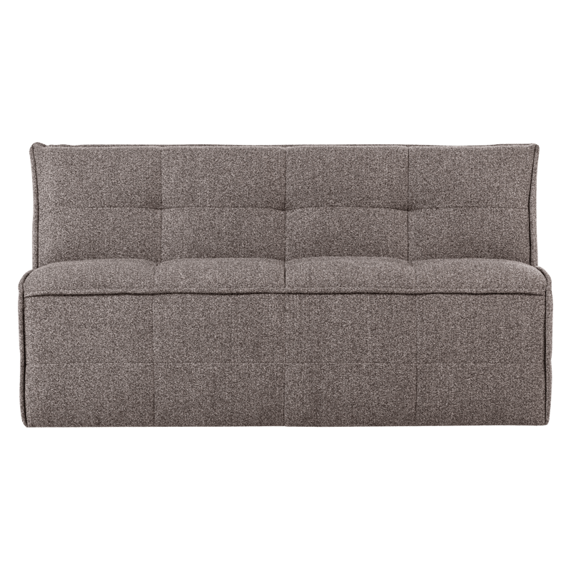 2-sits Soffa Cluster - Mellanbrun - Möbler - Fåtölj & stolar - Sittbänk - Bänk med ryggstöd