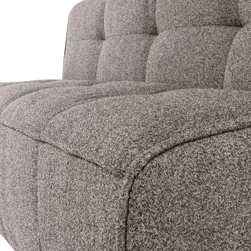 2-sits Soffa Cluster - Mellanbrun - Möbler - Fåtölj & stolar - Sittbänk - Bänk med ryggstöd