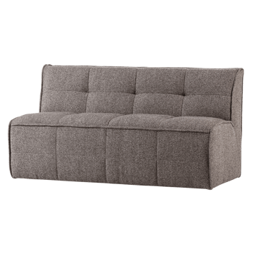 2-sits Soffa Cluster - Mellanbrun - Möbler - Fåtölj & stolar - Sittbänk - Bänk med ryggstöd