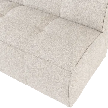 2-sits Soffa Cluster - Sand - Möbler - Fåtölj & stolar - Sittbänk - Bänk med ryggstöd