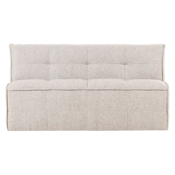 2-sits Soffa Cluster - Sand - Möbler - Fåtölj & stolar - Sittbänk - Bänk med ryggstöd