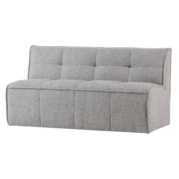 2-sits Soffa Cluster - Varmgrå - Möbler - Fåtölj & stolar - Sittbänk - Bänk med ryggstöd