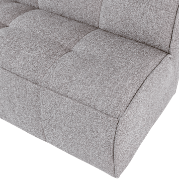 2-sits Soffa Cluster - Varmgrå - Möbler - Fåtölj & stolar - Sittbänk - Bänk med ryggstöd