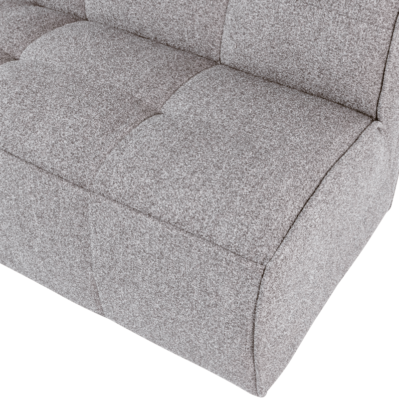 2-sits Soffa Cluster - Varmgrå - Möbler - Fåtölj & stolar - Sittbänk - Bänk med ryggstöd