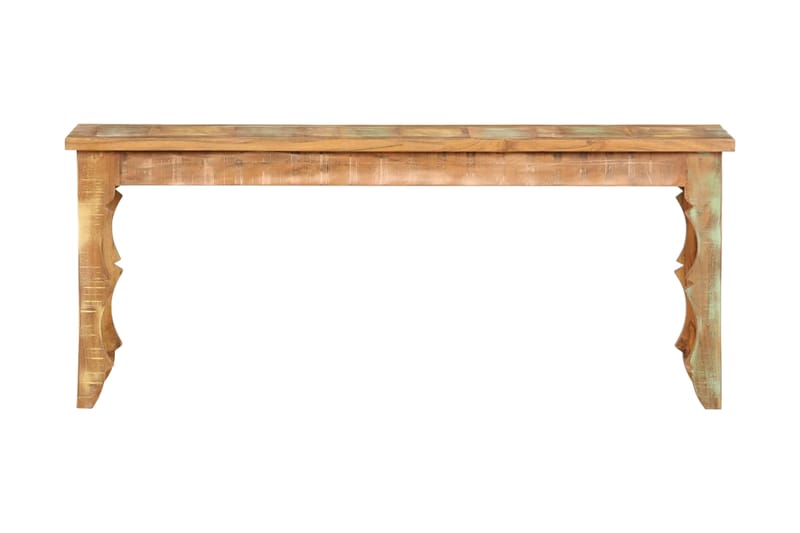 Bänk 110x35x45 cm massivt återvunnet trä - Brun - Sittbänk - Hallbänk