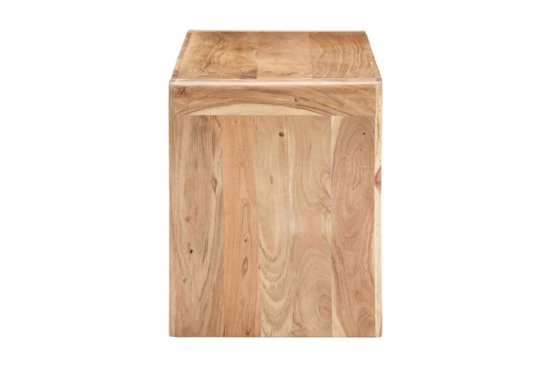 Bänk 110x38x46 cm massivt akaciaträ - Brun - Sittbänk - Hallbänk