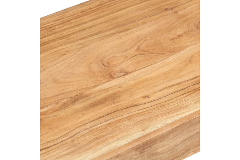 Bänk 110x38x46 cm massivt akaciaträ - Brun - Sittbänk - Hallbänk