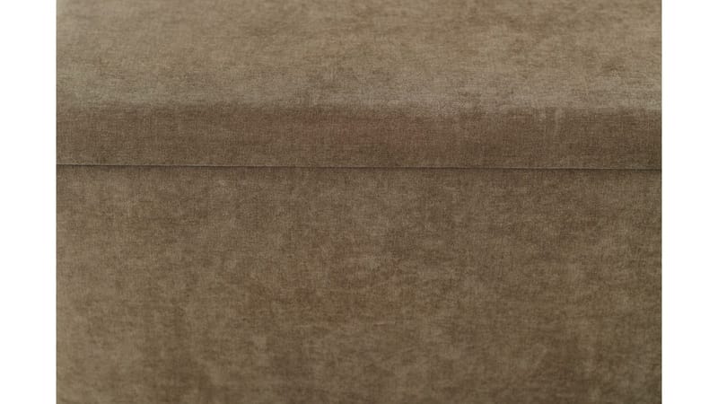 Bänk Fjalar med Förvaring 110 cm - Brun - Möbler - Fåtölj & stolar - Sittbänk
