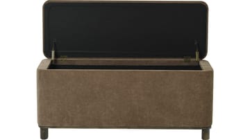 Bänk Fjalar med Förvaring 110 cm - Brun - Möbler - Fåtölj & stolar - Sittbänk