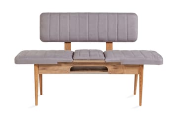 Bänk Orrest 85 cm - Trä|natur - Möbler - Fåtölj & stolar - Sittbänk - Bänk med ryggstöd