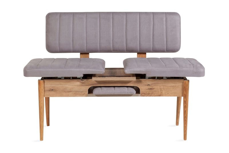 Bänk Orrest 85 cm - Trä|natur - Möbler - Fåtölj & stolar - Sittbänk - Bänk med ryggstöd
