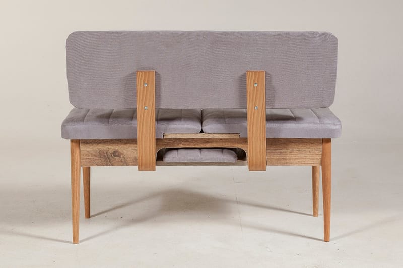Bänk Orrest 85 cm - Trä|natur - Möbler - Fåtölj & stolar - Sittbänk - Bänk med ryggstöd