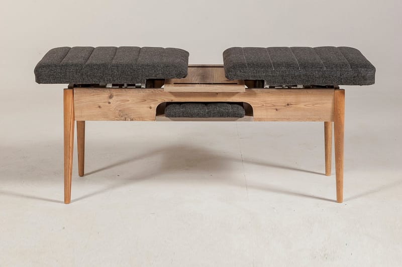 Idehult Bänk 51 cm - Trä/natur/Antracit - Möbler - Hallmöbler - Hallbänk