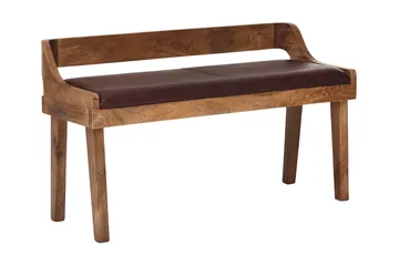 Shontrell Sittbänk - Brun - Möbler - Fåtölj & stolar - Sittbänk - Bänk med ryggstöd