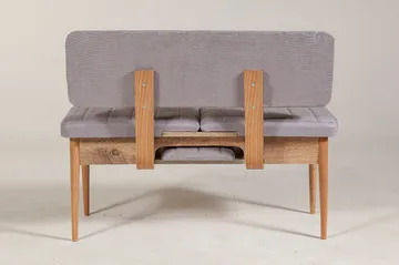 Shundrea Bänk 85 cm - Trä/natur - Möbler - Fåtölj & stolar - Sittbänk - Bänk med ryggstöd