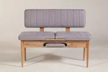 Shundrea Bänk 85 cm - Trä/natur - Möbler - Fåtölj & stolar - Sittbänk - Bänk med ryggstöd