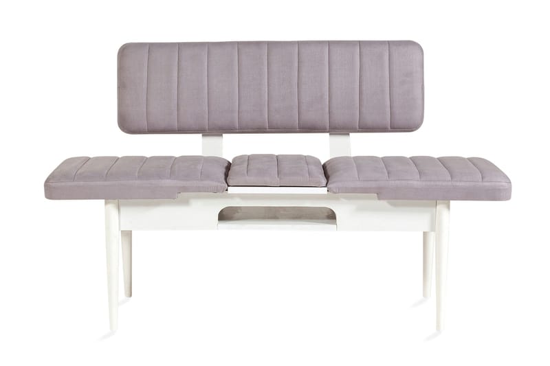 Shundrea Bänk 85 cm, Vit