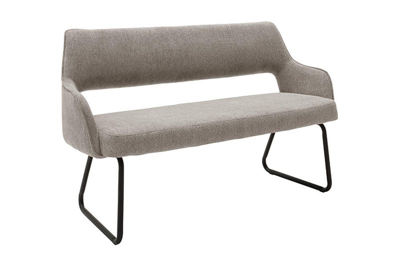 Sittbänk Bornor 175 cm - Beige - Möbler - Fåtölj & stolar - Sittbänk - Bänk med ryggstöd