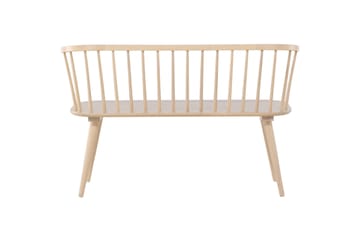 Sittbänk med ryggstöd Venture Home Bobby Sittbänk 120 cm Whitewash Whitewash - Möbler - Fåtölj & stolar - Sittbänk - Bänk med ryggstöd