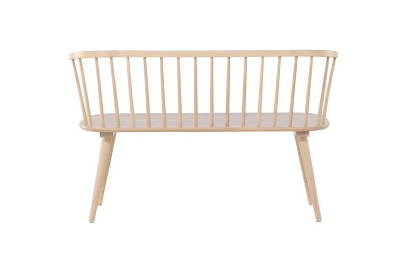 Sittbänk med ryggstöd Venture Home Bobby Sittbänk 120 cm Whitewash Whitewash - Möbler - Fåtölj & stolar - Sittbänk - Bänk med ryggstöd